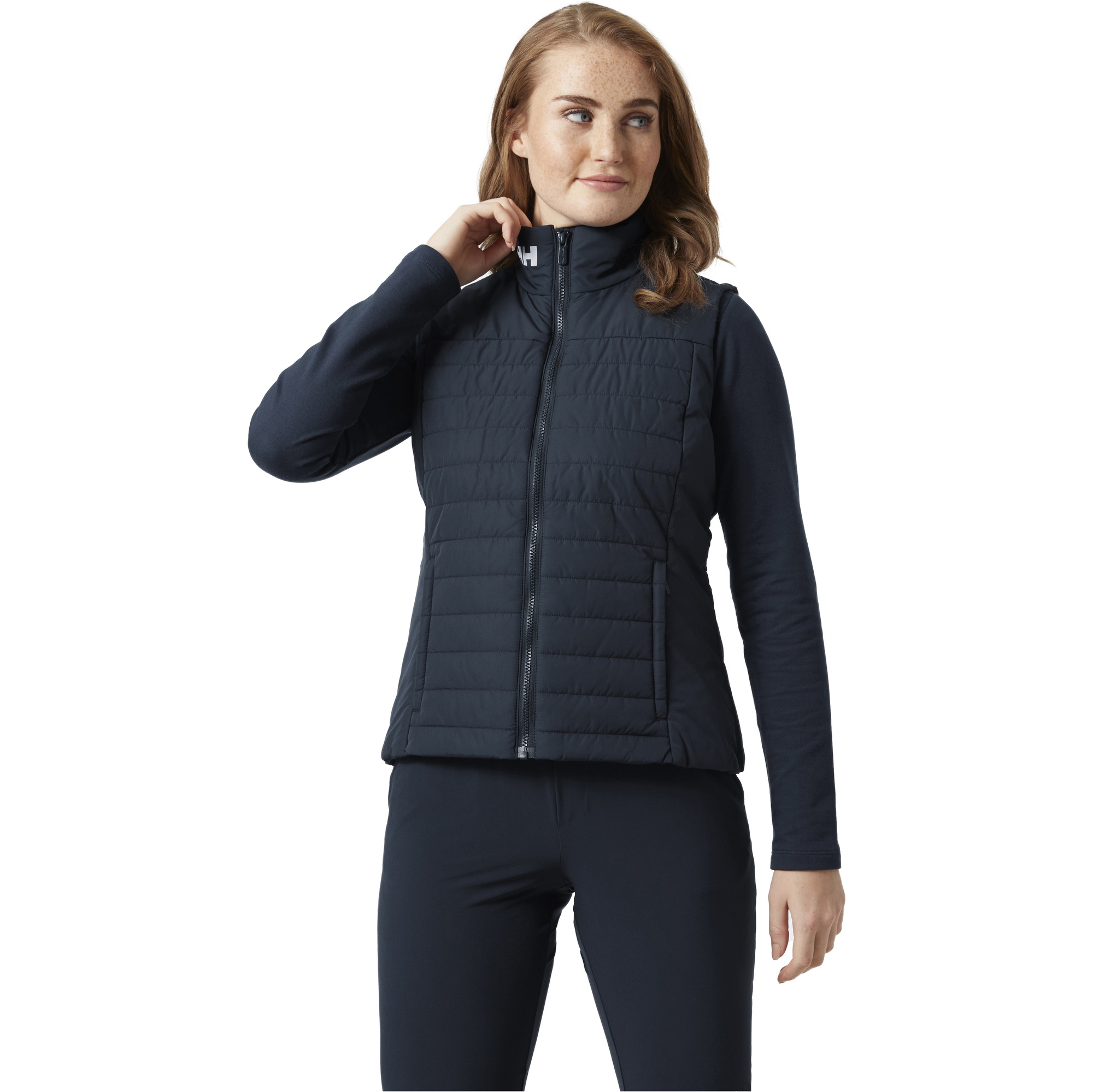 2026 Helly Hansen Womens Crew Insulator Sailing Vest 30240 - Navy